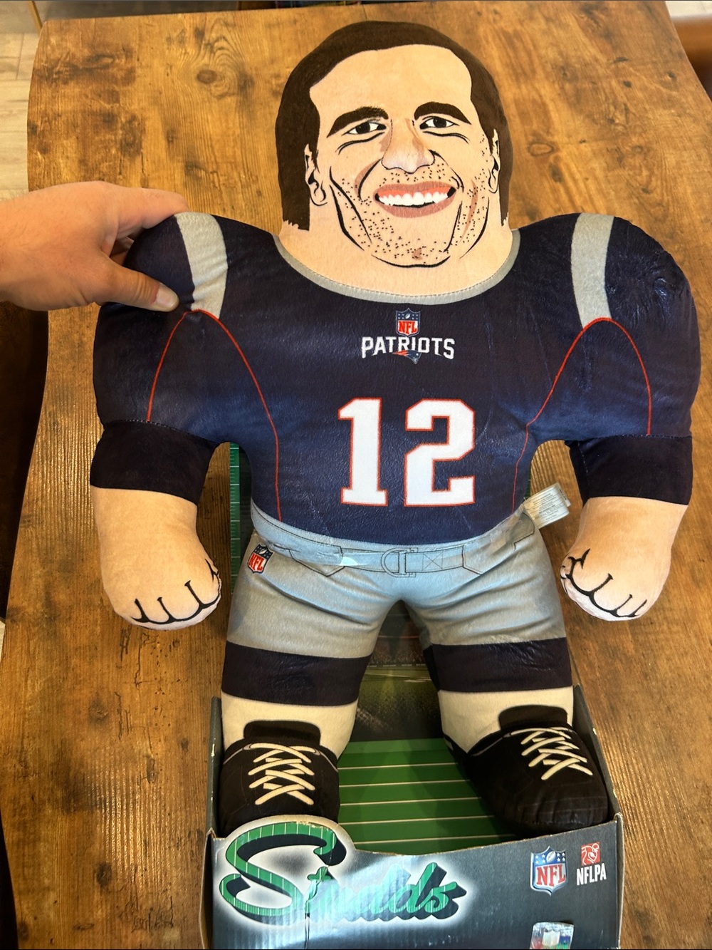 Tom Brady Studds 24” Plush Collectible Figure - New England Patriots